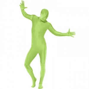 disfraz Zentai verde