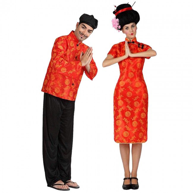 disfraces de chinos rojos para parejas