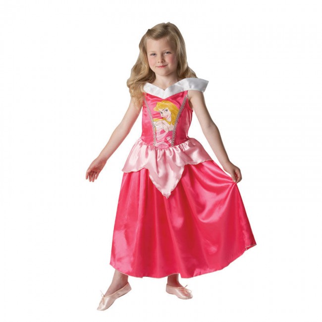 Maldición embotellamiento ligero Disfraz de Princesa Bella Durmiente Disney para niña | Envío 24h