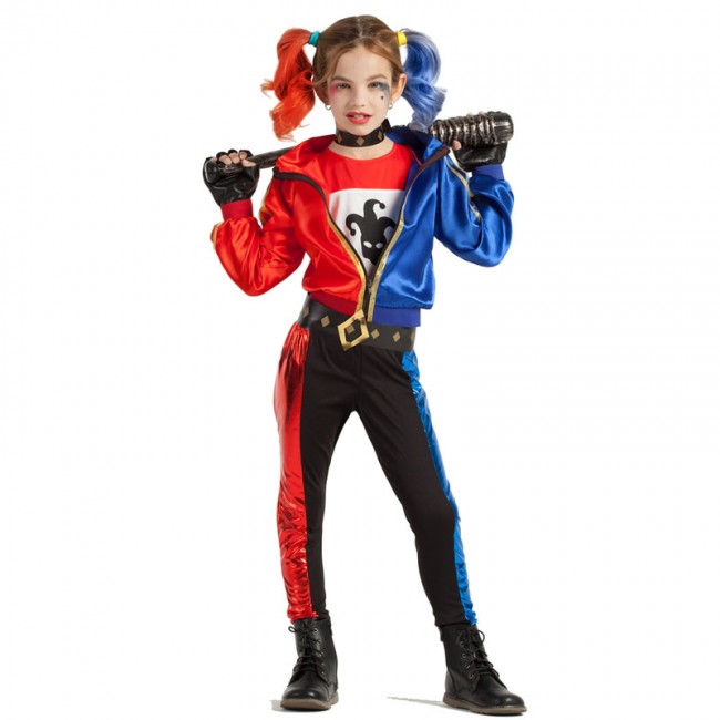 relajarse frente papa Disfraz Harley Quinn niña | Disfraces Halloween en 24h