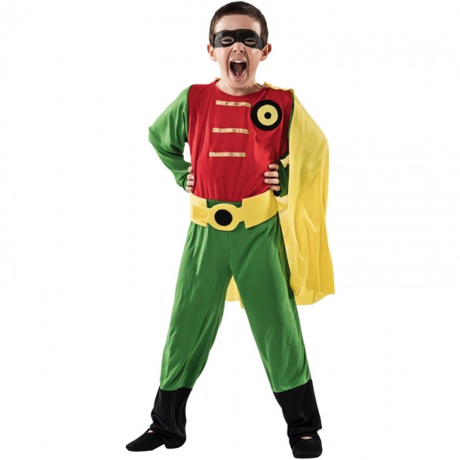 cinta regla Socialismo ▷ Disfraz Súper Robin para Niño |【Envío en 24h】