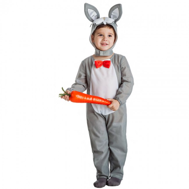 Nominal Casi Costa Disfraz Conejito gris para niño - Envíos en 24h