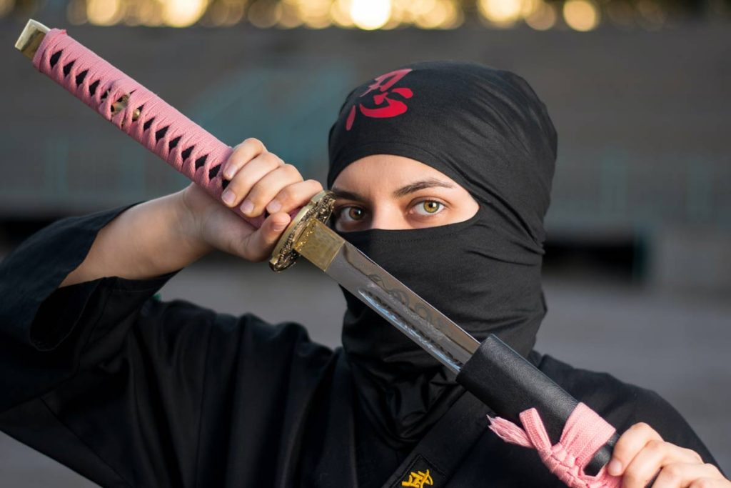 disfraz de ninja casero
