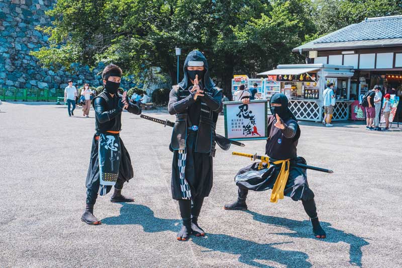 disfraz de grupo ninja