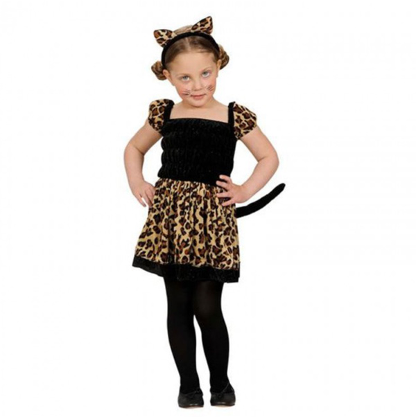 disfraz leoparda niña