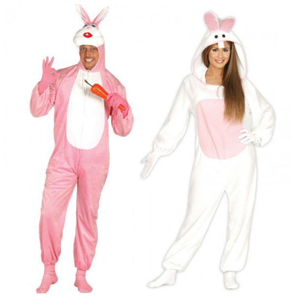 disfraz pareja de conejos de pascua