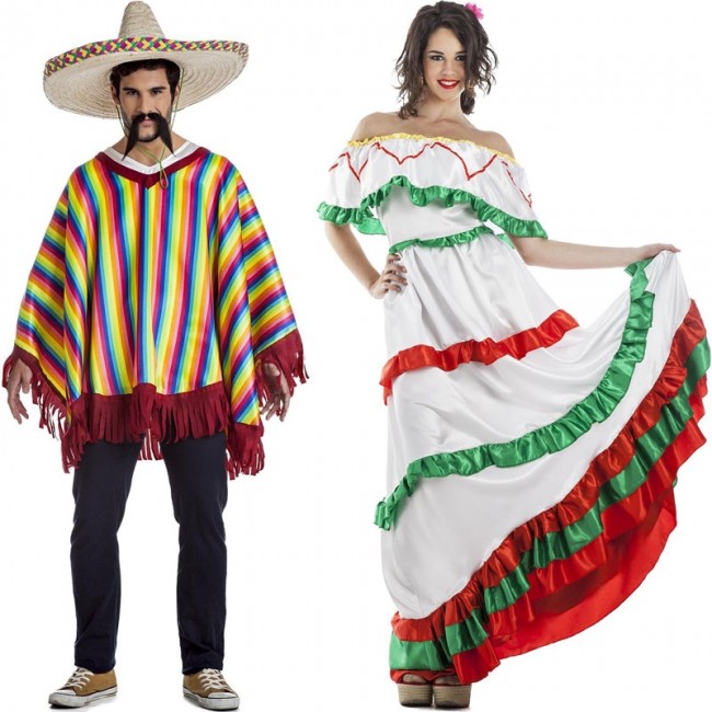 pareja disfraces mexicanos tijuana adultos