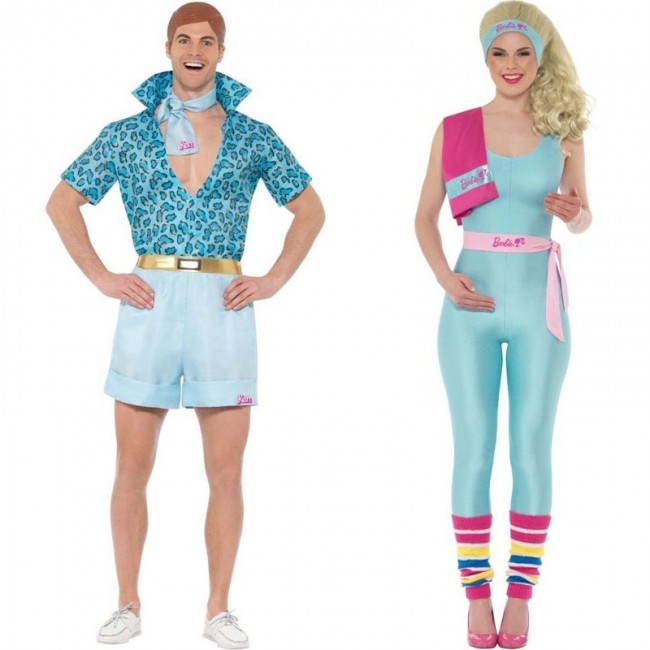 pareja disfraces ken y barbie