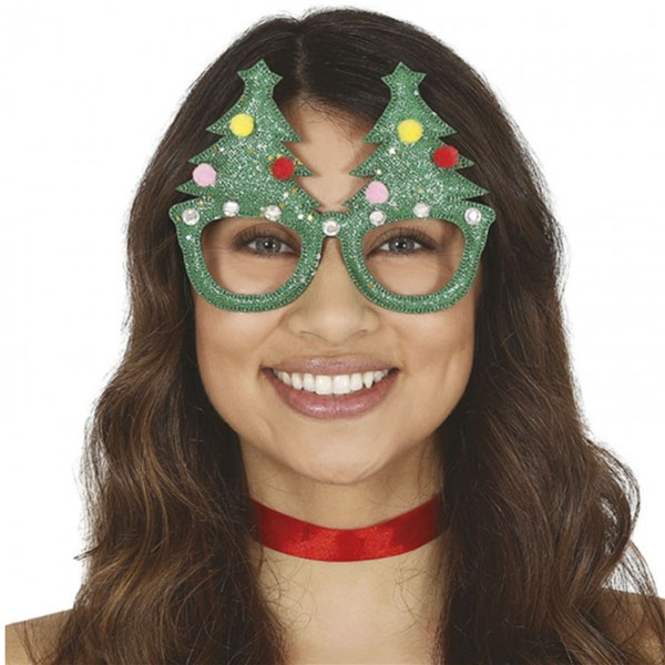 gafas árbol Navidad