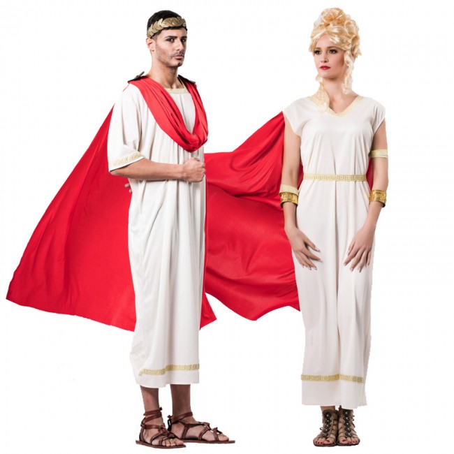 disfraz pareja dioses griegos del olimpo