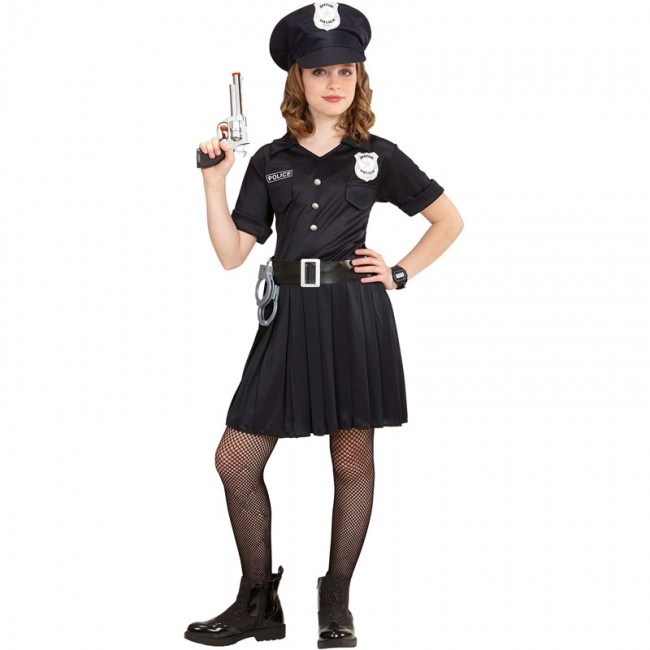 disfraz de policia niña