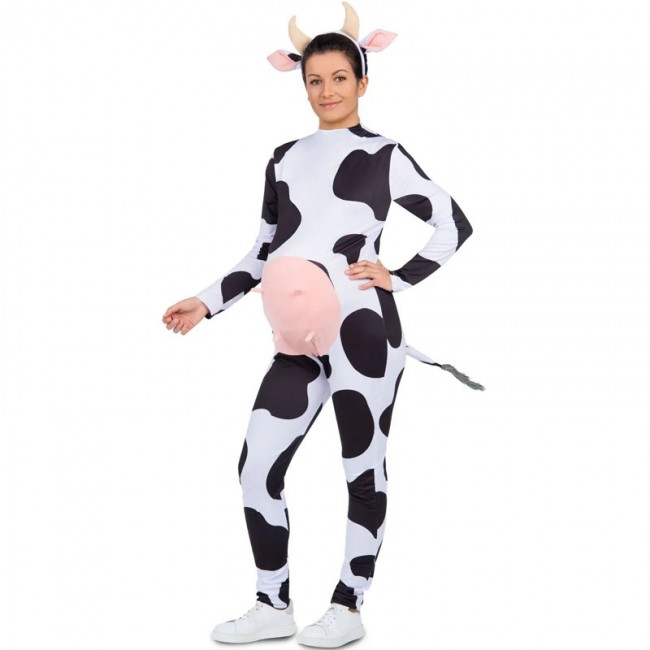 disfraz de vaca para embarazadas