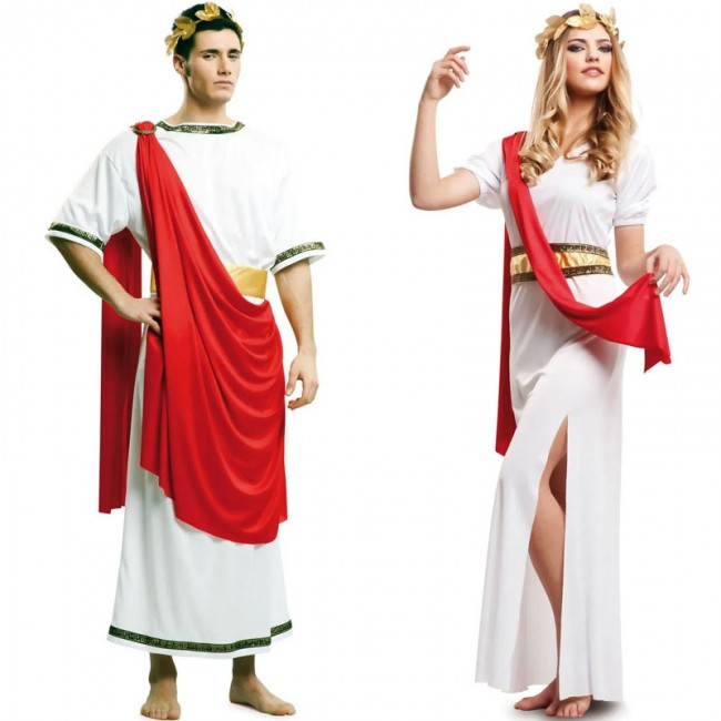 disfraz pareja dioses romanos