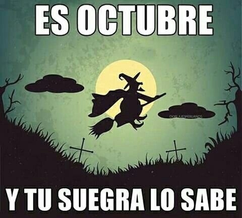 meme halloween suegra