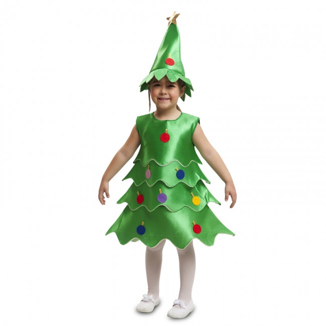 disfraz de arbol de navidad infantil