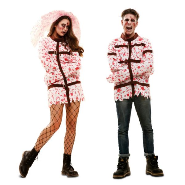 Disfraz Halloween dementes en pareja